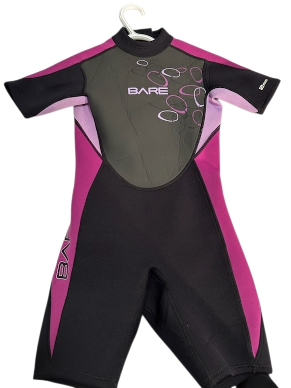 Bare Kids Shorty Rashguard - Pink and Black